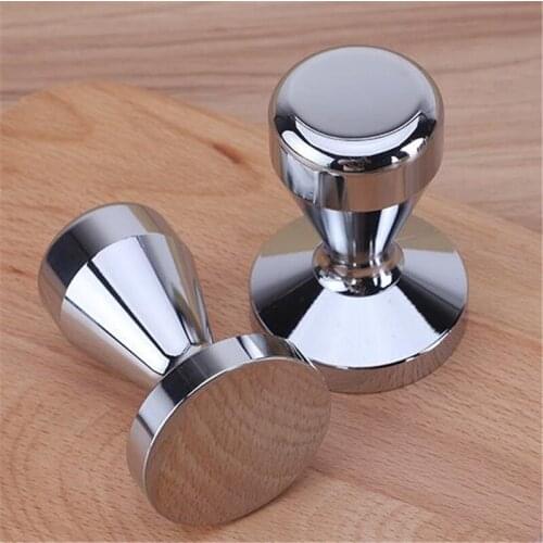 Stainless Steel Coffee Tamper Espresso Extraction Barista Tools For Kitchen Coffee Accessories Cafe Beans Powder Press