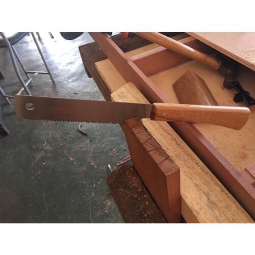 New 1pcs Mini WoodWorking Saws Panel saw Sides Steel SK5 Tenon Saw Fine Tooth Wood Handle