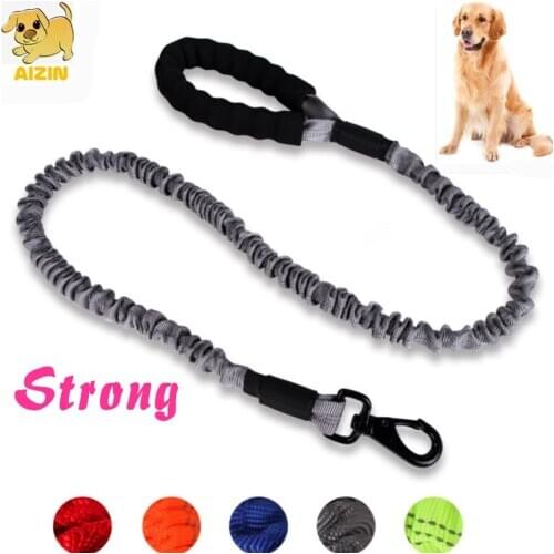 New Strong Thick Dog Leashes Comfortable For Medium Large Dog Outdoor Reflective Nylon Collar Leads Colorful Design Pet Supplier