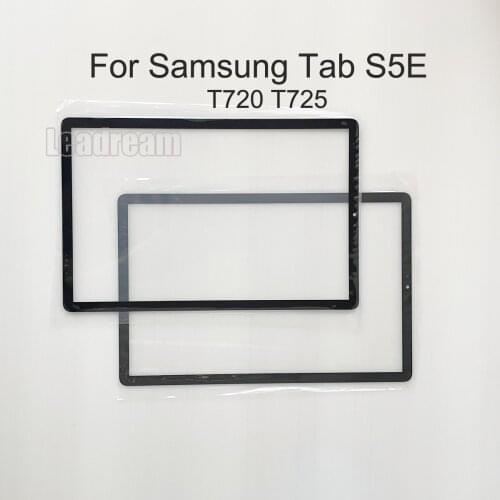 Front LCD Glass For Samsung Galaxy Tab S5e 10.5 T720 T725 T727 Front Touch Glass with OCA