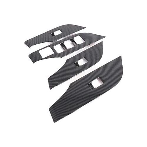 Applicable for Toyota 2020 RAV4 Rongfang right hand drive window lifting button decorative frame overseas version interior patch