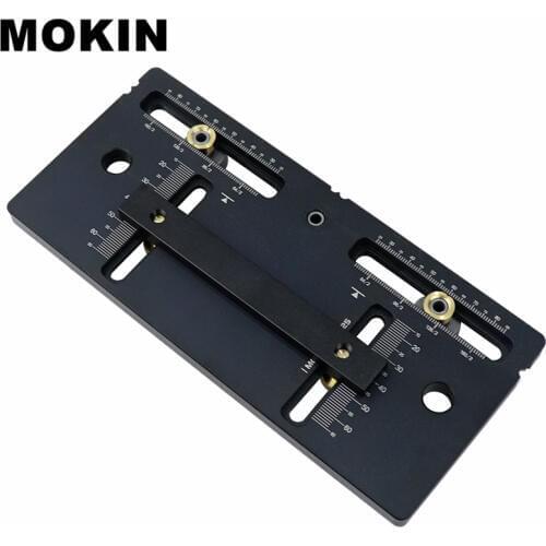 Aluminum Alloy Cabinet Installation Jig Wardrobe Door Handle Puncher Locator Jig For Household DIY Carpentry Tools