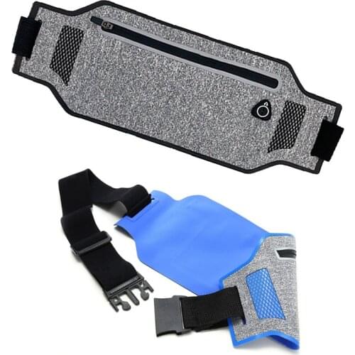 Professional Running Waist Pouch Belt Sport Belt Mobile Phone Men Women With Hidden Pouch Gym Bags Running Belt Waist Pack