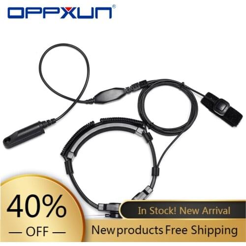 Hot Radio Baofeng UV-9R Plus BF-9700 BF-A58 Telescopic Throat Vibration Mic Earpiece Headset for UV-XR UV9R GT-3WP Walkie Talkie