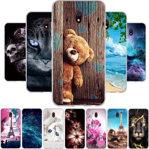Case For Xiaomi Redmi 8A Cases Full Protection Silicone Soft TPU Back Cover for Redmi 8 Bumper Cartoon Phone Shell Bag