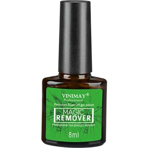 Professional Nail Polish Remover Soak-Off Gel Polish 3-5 Minute Nail Cleaner 8ml