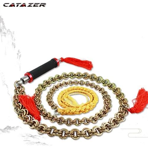 Wushu Chain Whip Stainless Steel and High Carbon Steel Chain Whip Whip Kung Fu Fitness Whip 0.75KG/1KG Lmartial Arts Supplies
