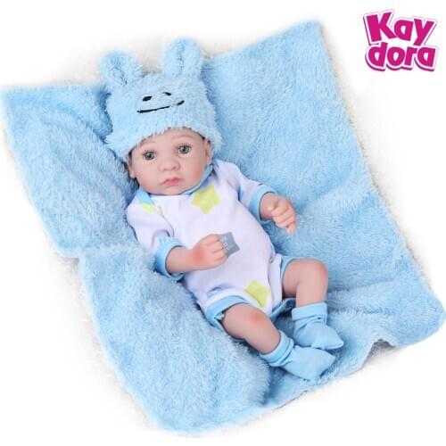 Reborn Baby Full Vinyl toys 10 inch Lifelike Bebe kids children Infant Educational Bath Playmate Babe Boneca birthday chirstmas