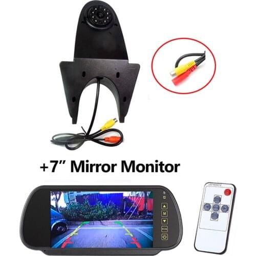 Waterproof Auto Car Brake Light Reversing Backup Camera for Mercedes Benz Sprinter Minivan With 7" Mirror Monitor