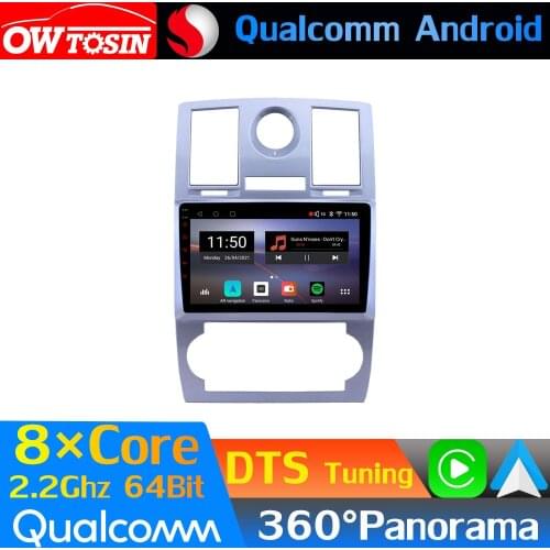 Qualcomm 8Core Android Car Media For Chrysler 300C SRT 2004-2008 GPS Navigation 360 Panoramic Radio HDMI DTS HIFI WiFi CarPlay