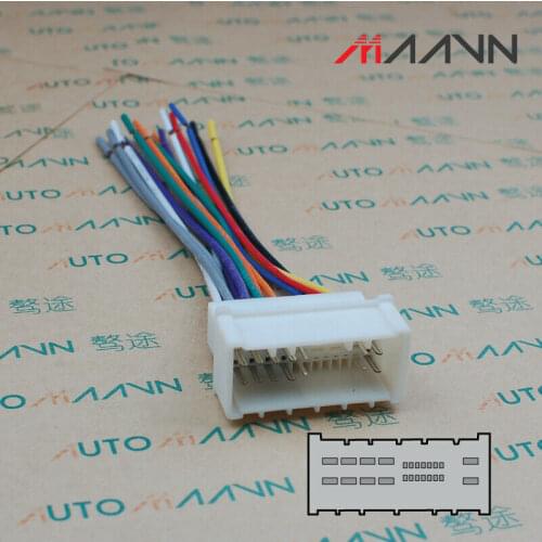 Car Stereo Radio CD DVD Wiring Harness For HYUNDAI KIA Power Cable