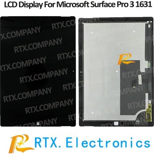 For Microsoft Surface Pro 3 1631 LCD Display TOM12H20 V1.1/V1.0 LTL120QL01 001/003 Touch Screen Digitizer Original Assembly AAA