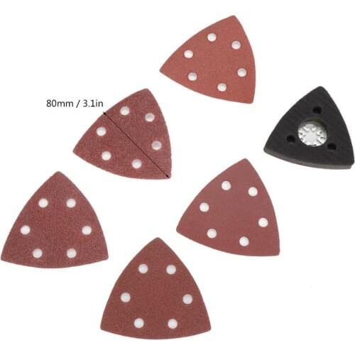 101pc Sanding Set Sandpaper for Bosch Fein Oscillating Multi Tool Cutting Cutter Pad Loop Sanding Disc Polish