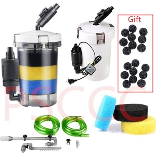 110-240v HW-602B HW-603B Super Quiet 6W 400L/H Aquarium Fish Tank External Filter Canister Outer filtration system HW602B HW603B