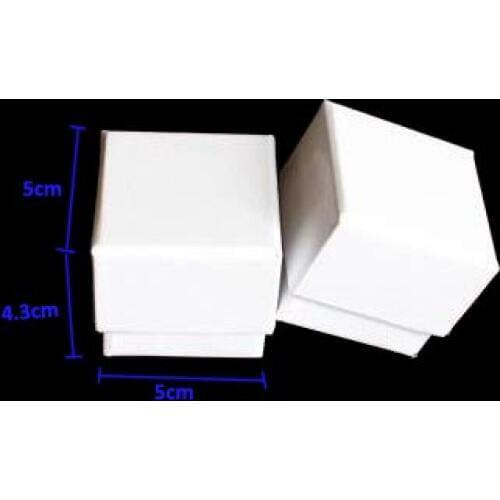 20pcs/lot-5*5*4.3cm White paper Gift packaging boxes Cosmetic Jewelry storage boxes DIY Handmade soap packaging boxes