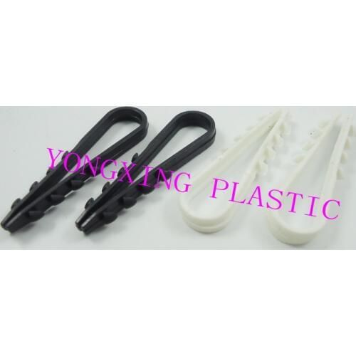 50pcs/Lot C14cable straps nylon 66 material white or black color