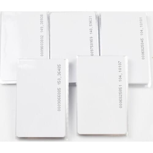 50PCS/Lot Smart Card Proximity Card RFID 125KHZ EM4100 TK4100 RFID TAG ID Card for Access Control Time Attendance