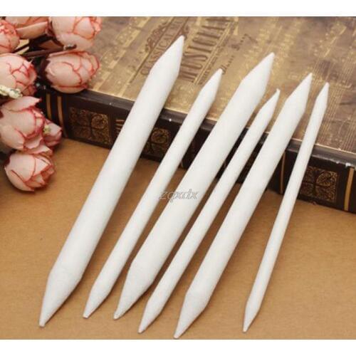 6pcs Blending Smudge Tortillon Stump Sketch 6 Sizes Art Drawing Tool Pastel New Drop ship Dropshipping
