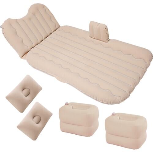 Bymaocar Car inflatable bed Multifunctional travel bed 900*1350(mm) car mattress PVC+ flocking car bed car accessories