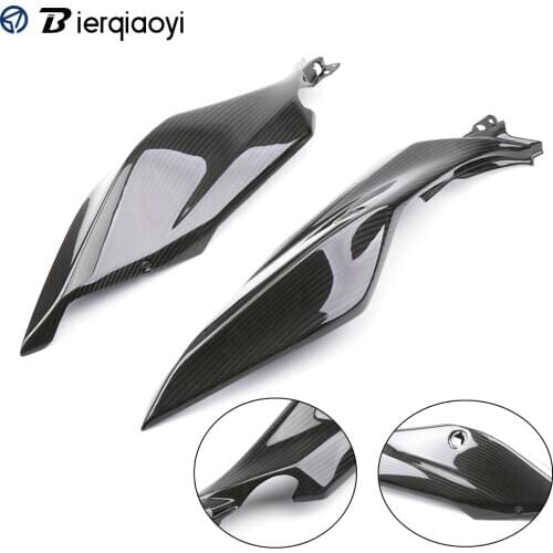 For Kawasaki ninja 400 Motorcycle 2018 2019 Tailstock Side Plate ninja400 Accessories Carbon Fiber Rear-Seat Side Shell NINJA