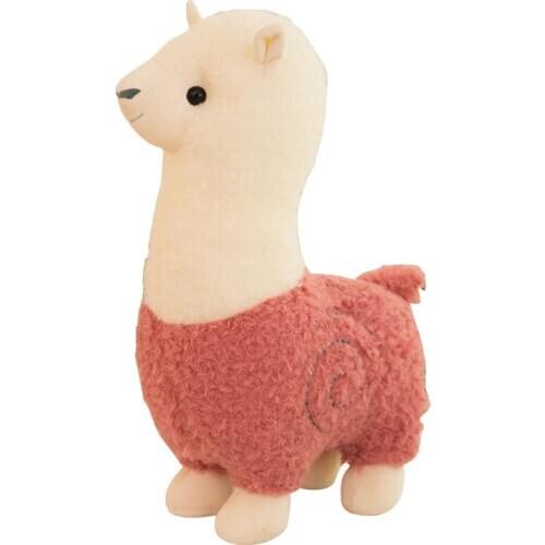 Dorimytrader Pop Lovely Soft Animal Alpaca Plush Toy Large Stuffed Cartoon Sheep Doll Pillow Gift Decoration 39inch 100cm