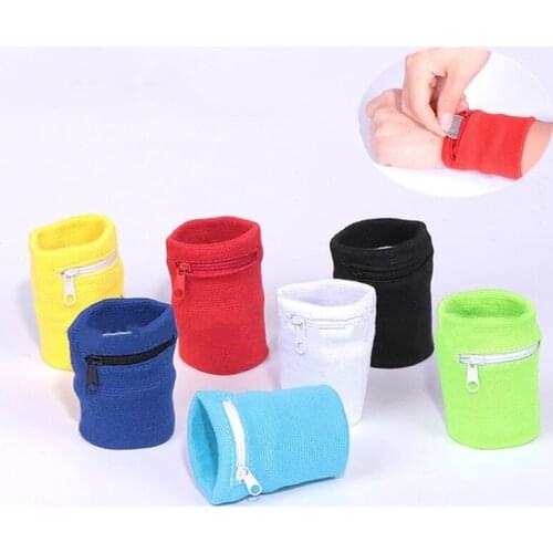 Travel Wrist Wallet Pouch Portable Pocket Key Zipper Sport Wrist Belt Bag Running Cycling Safe Sport Bag Camping Wrist Support