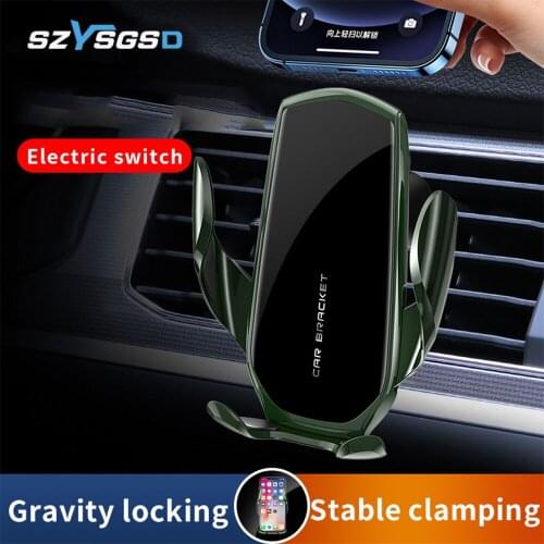 Gravity Car Mount For Mobile Phone Holder Car Air Vent Clip Stand Cell phone GPS Support For iPhone 11 XS X XR 7 Samsung Huawei