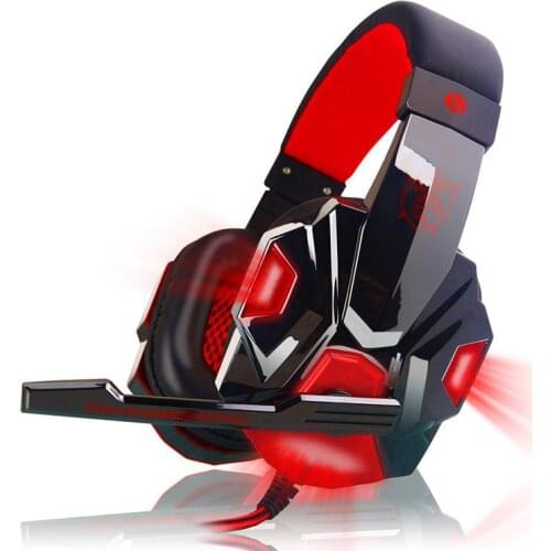 PC780 Gaming Headset Earphone Wired Gamer Headphone Stereo Sound Headsets with Mic LED light for Computer PC Gamer