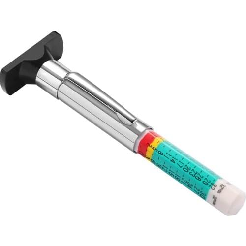 Tyre Tread Depth Gauge Color Coded Car Tread Depth Smart Color Coded Car Tire Depth Gauge Tester Depth Tool Range 0-25 MM