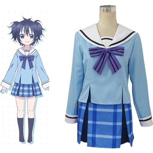 Happy Sugar Life Cosplay Costume Anime Cosplay Koube Shio Cosplay Women Costume Girls School Uniforms Sailor Suits Custom Made