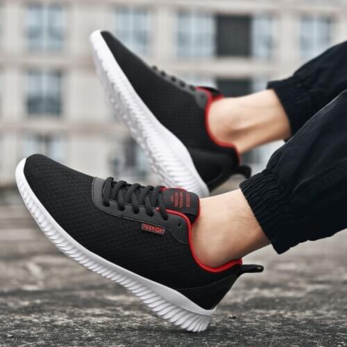 Sneakers men 2020 New summer Men Vulcanize Shoes Breathable Lace Up Men Mesh Shoes Fashion Casual No-slip Tennis shoes NanX240