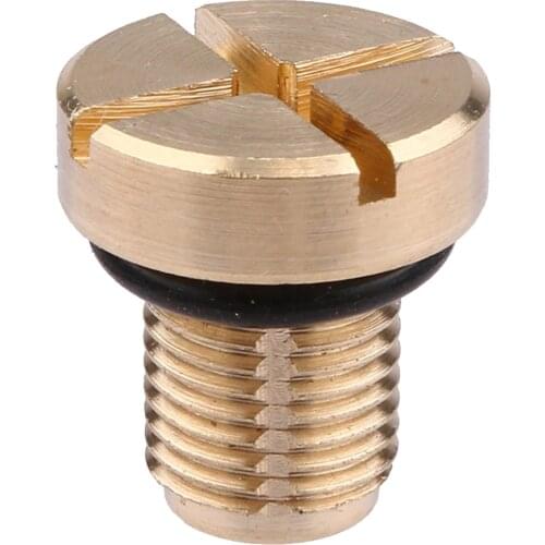 Brass Coolant Expansion Tank Bleeder Screw For BMW E36 E39 E46 Car Oil Radiator Pipe / Water Tank Return Pipe 17111712788