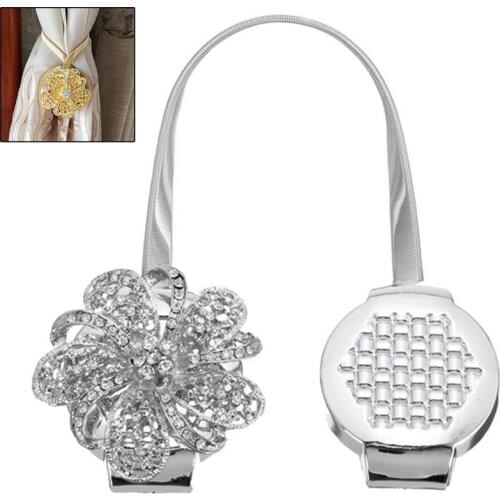 Magnetic Curtain Tie Backs Punch-Free Drapes Tieback Buckle Clip Window Decor Home Accessories Curtain Holder Embrasse Rideau