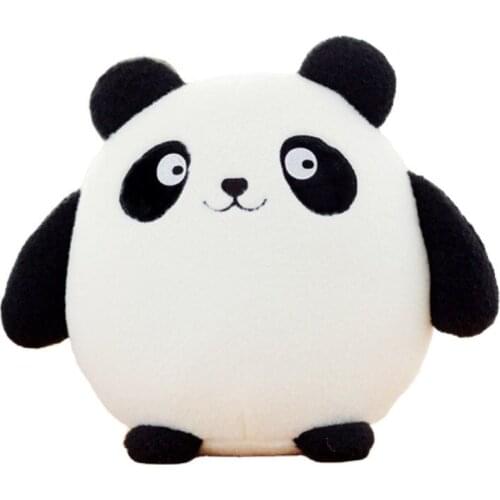 18cm Kawaii Panda Plush toy Stuffed Animals Fortune Cute lucky cat Doll Car Decoration Kids Birthday Gifts