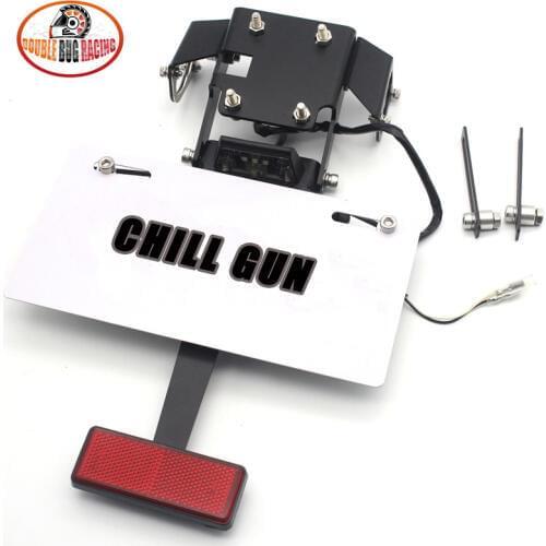 Motorcycle LED Light Tail Tidy Fender Eliminator Registration License Plate Holder Fits For KAWASAKI Z650 Z 650 2017 Z-650 17