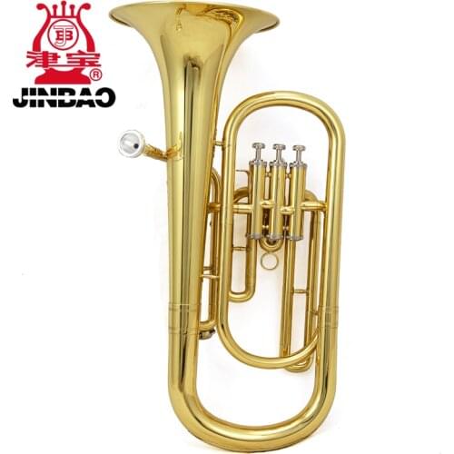 Jinbao euphonium musical instrument in b flat three key small holding horn Jinbao 1220 Palitong brass instrument