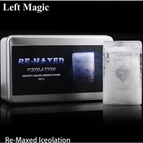 Re-Maxed Iceolation (DVD + Gimmick) Magic Tricks Magicians Stage Props Illusion Comedy Mentalism Signed Card into Ice Magia