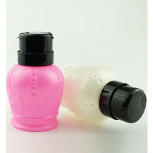 Nail Supplies Cosmetic Bottles Press Bottles Nail Press Bottles Nail Tools Comes With Locks Rotate Refill Empty Bottles
