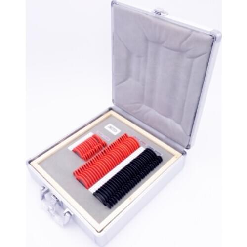 Trial Lens Set 68 pcs Aluminum Case Plastic Rim