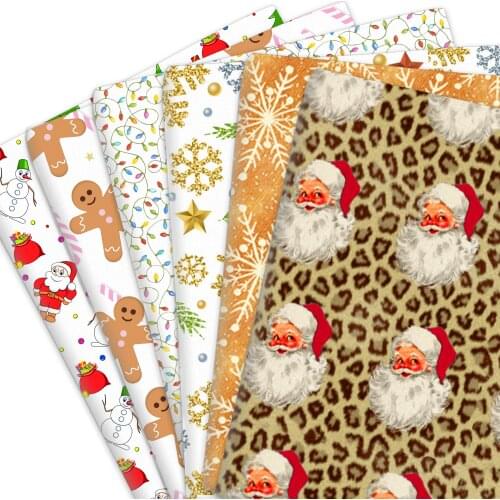 50*145cm Christmas Santa Hat 100% Pure Cotton Or Polyester Cotton Material Patchwork Sewing Fabrics Quilt Needlework DIY Cloth