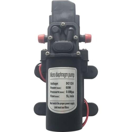 Self-priming pump, booster pump, high temperature pump, sprayer, water pump, miniature electric diaphragm pump, 12V60W
