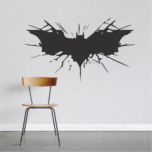 Comic Bat Removable Vinyl Wall Stickers Decor Boys Kids Room Wall Decals High Quality Wallpaper DIY Self-adhesive Mural SA732