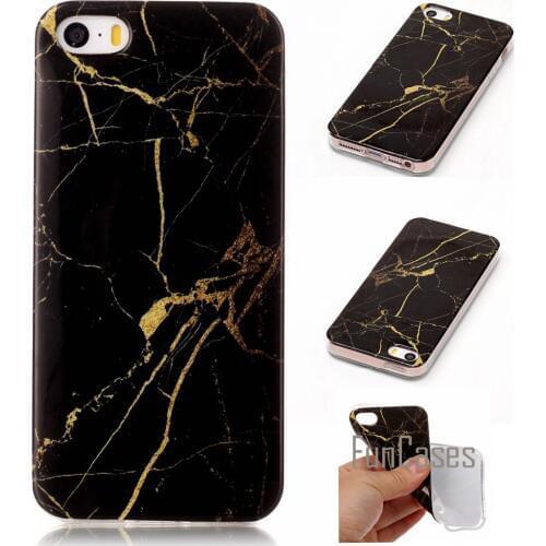 Silicone Marble Vein Case For fundas iPhone 5s 5 SE Case iphne calda appale etuiji phone5 debloque ipjone telefonni iphione
