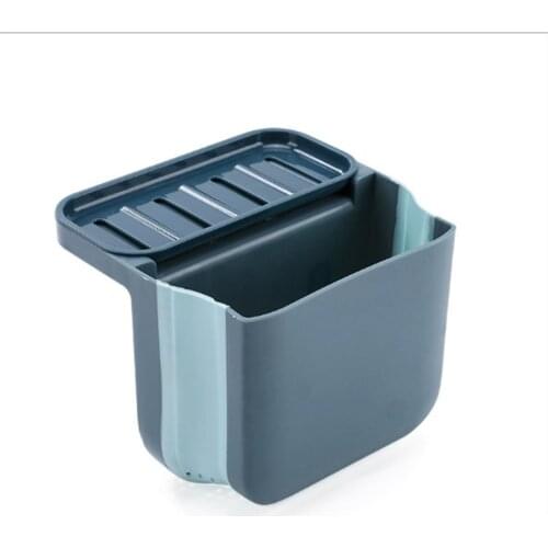 Sink Drain Strainer Basket With Suction Cup Foldable Hanging Sink Food Strainer Kitchen Tidy Organizer Rack