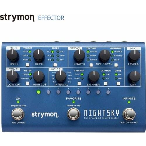 Strymon NightSky Time Warped Reverberator EFFECTS