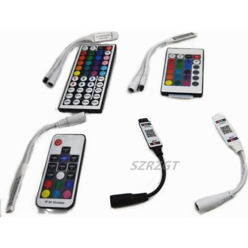 Led Controller LED IR RGB Controler LED Lights Controller IR Remote Dimmer DC12V For RGB 3528 5050 LED Strip