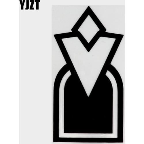 8cm*15.6cm Skyrim Marker Fashion Vinyl Stickers Car Accessories Car-Styling Black/Silver S3-4772