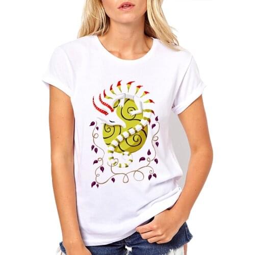 Women Cute T shirt Summer Fashion Dragon Egg/Potion/Dream Guide/Fluttershy Print Short sleeve O-neck Casual comfortable Tops