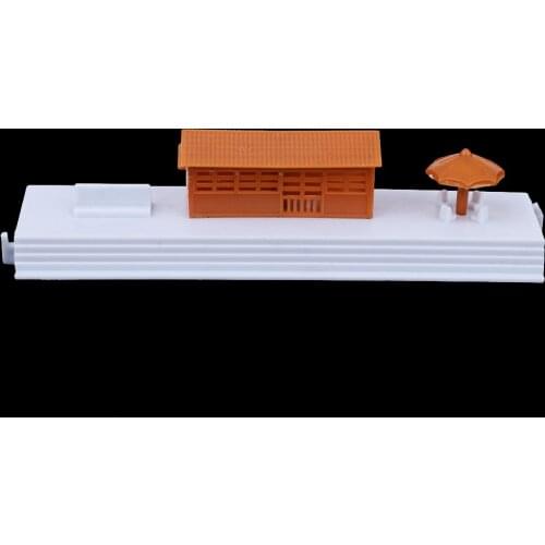 1/87 Scale Waiting Room Building Model Kit for Sand Table Layout Accessories