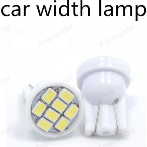 10pcs DC 12V 194 168 192 W5W 3020 car width lamp T10 8 smd 1206 Car Interior Light Auto Wedge Lighting Promotion Led